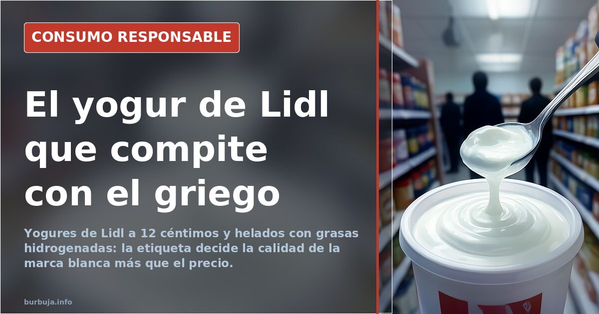 Yogures y helados de marca blanca: lo que esconde el precio