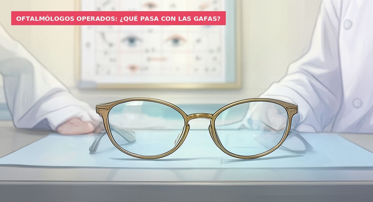 Oftalmólogos operados: ¿qué pasa con las gafas?