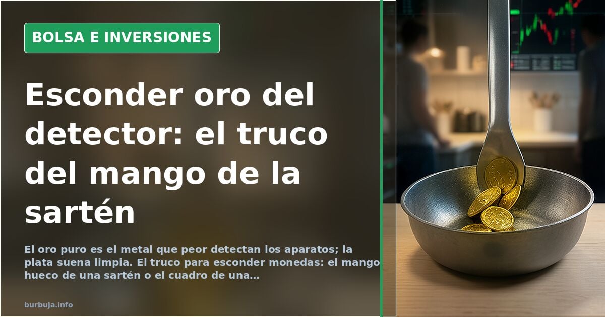 Detectores de metales: el oro puro es casi invisible, la plata canta