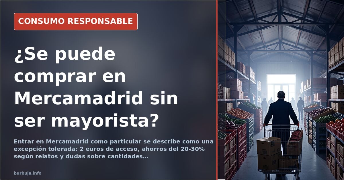 Mercamadrid: Großhandelseinkauf in Madrid ohne Gewerbe