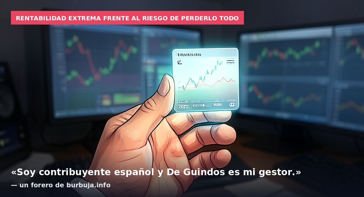 Rentabilidad extrema frente al riesgo de perderlo todo: «Soy contribuyente español y De Guindos es mi gestor.» — un forero de burbuja.info