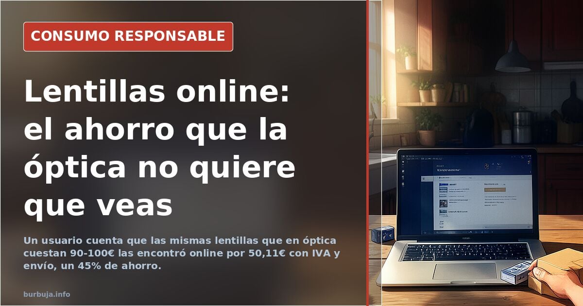 Cajas de lentillas Acuvue Advance junto a un ordenador mostrando una tienda online de lentes de contacto