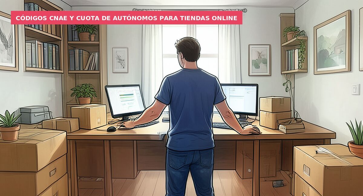 Códigos CNAE y cuota de autónomos para tiendas online