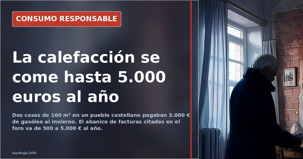 Heating a home in Spain: from €500 to €5,000 a year