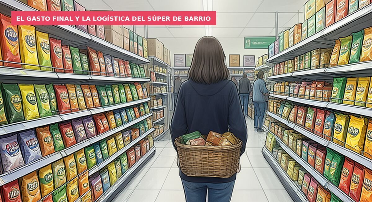 El gasto final y la logística del súper de barrio