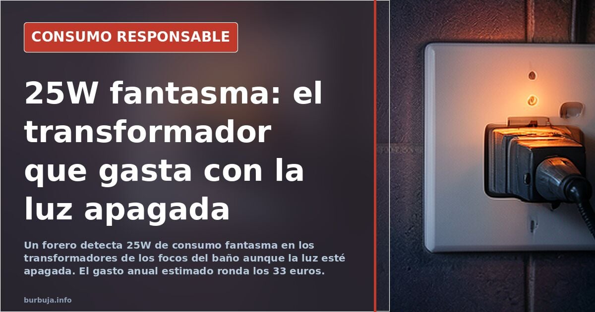 Messgerät findet 25W Phantomverbrauch an den Badezimmerlampen