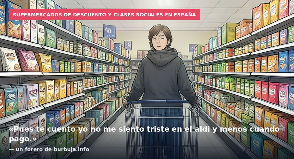 Supermercados de descuento y clases sociales en España: «Pues te cuento yo no me siento triste en el aldi y menos cuando pago.» — un forero de burbuja.info