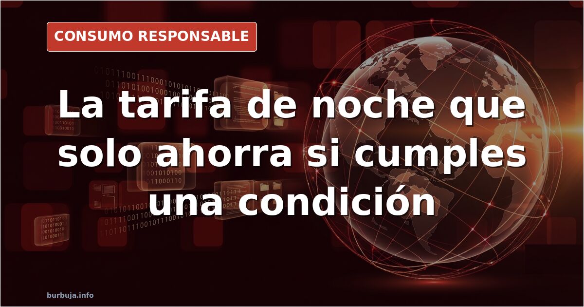 Contador eléctrico digital junto a la factura de la luz con tramos de discriminación horaria punta y valle