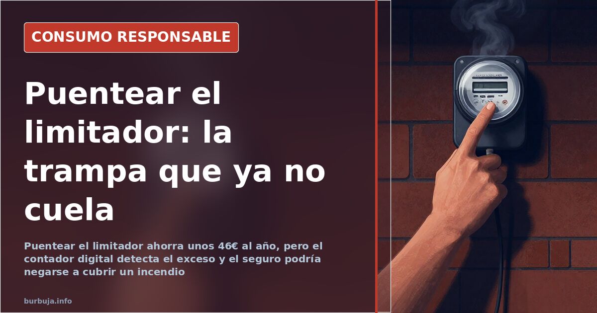 Bypassing the power limiter in Spain: fines and smart meters that give you away