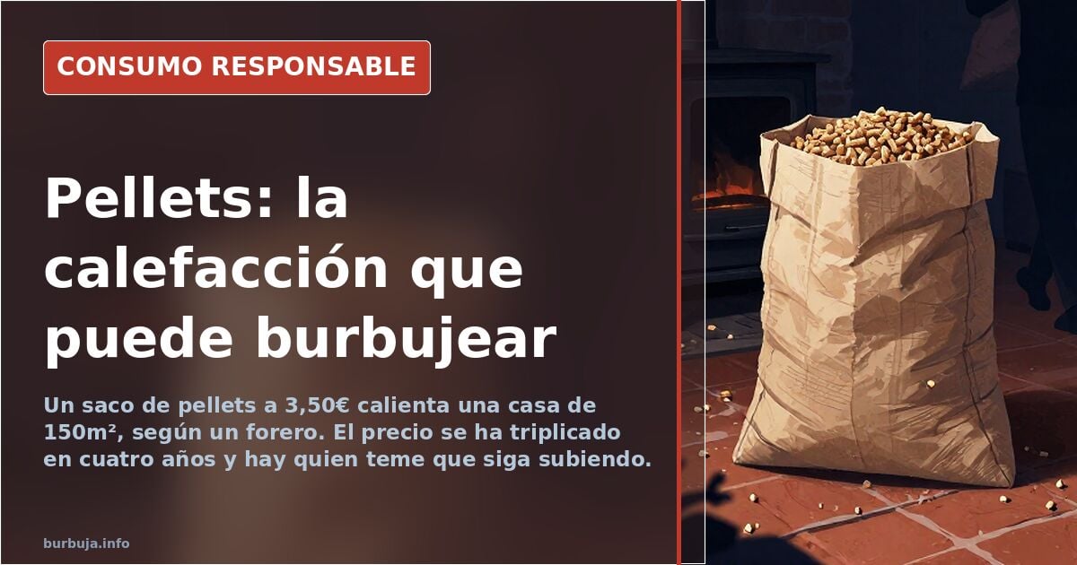Pellets: barato hasta que se popularice