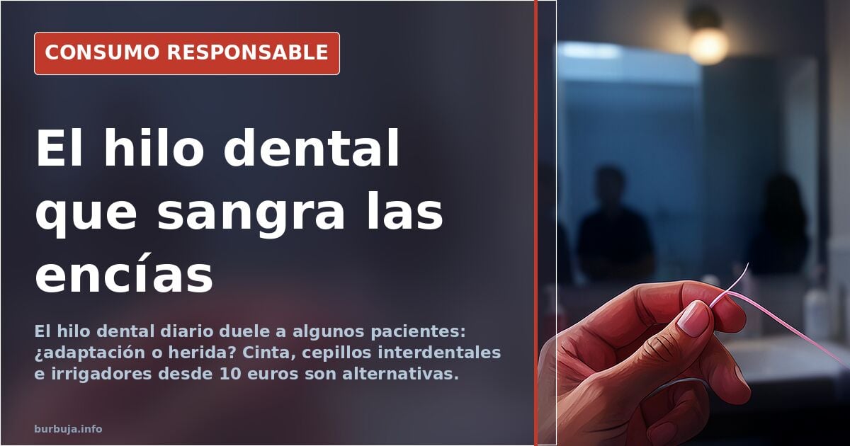 Hilo dental: por qué duele si el dentista lo manda a diario