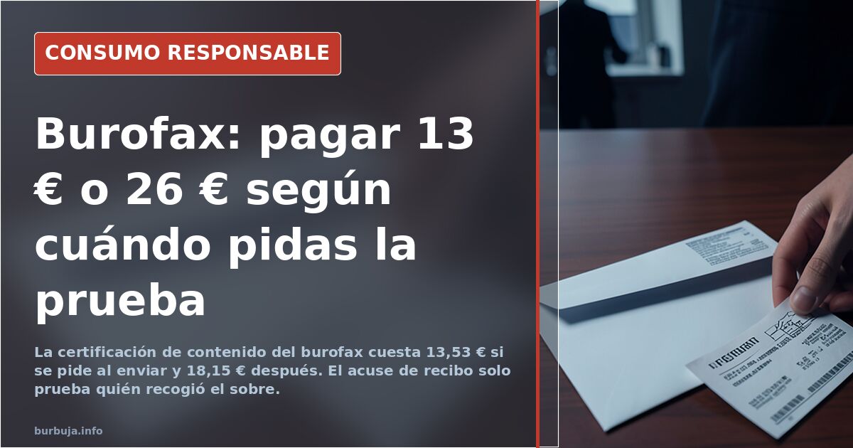 Burofax: Empfangsbestätigung oder beglaubigter Inhalt – was wählen?