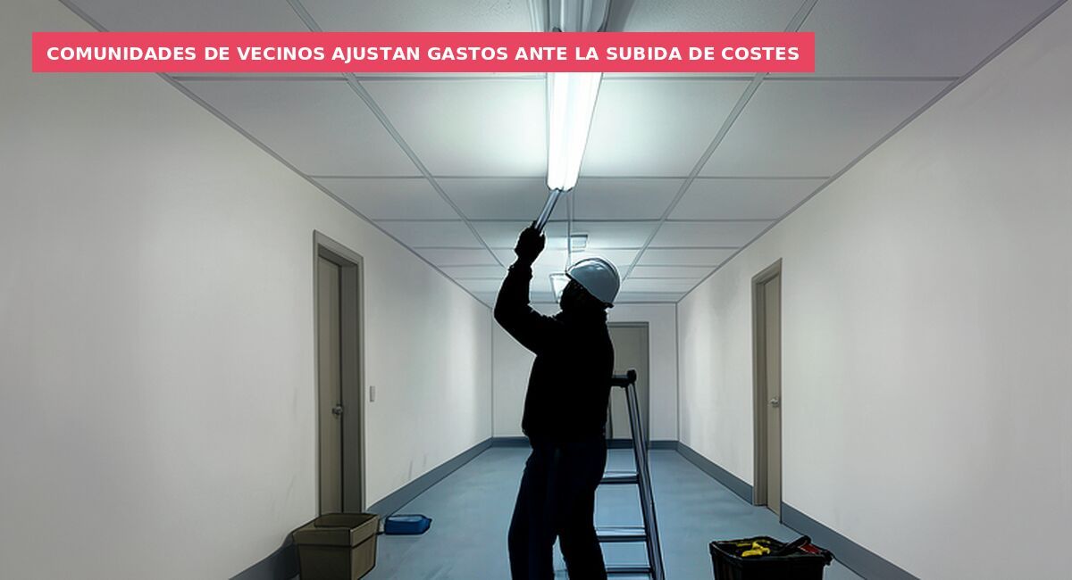 Comunidades de vecinos ajustan gastos ante la subida de costes