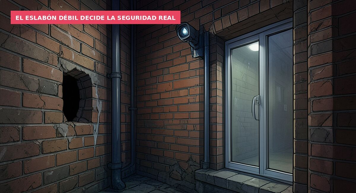 El eslabón débil decide la seguridad real