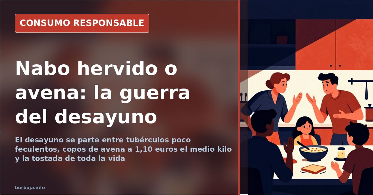 Qué carbohidratos comer en el desayuno: del nabo a la avena