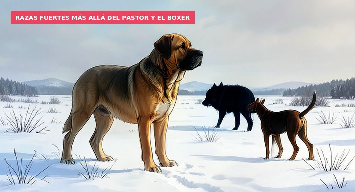 Razas fuertes más allá del pastor y el boxer