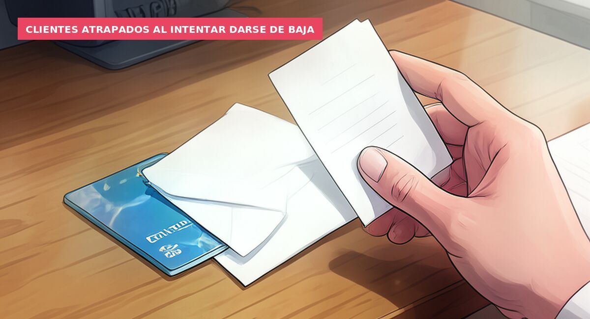 Clientes atrapados al intentar darse de baja
