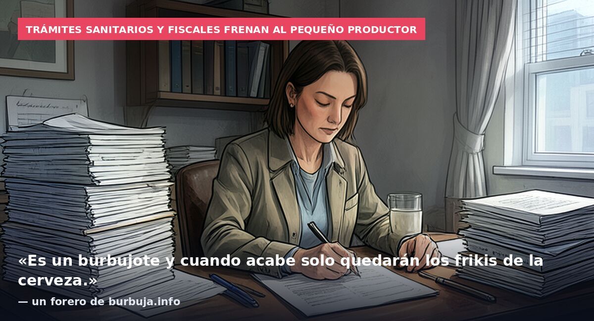 Trámites sanitarios y fiscales frenan al pequeño productor: «Es un burbujote y cuando acabe solo quedarán los frikis de la cerveza.» — un forero de burbuja.info