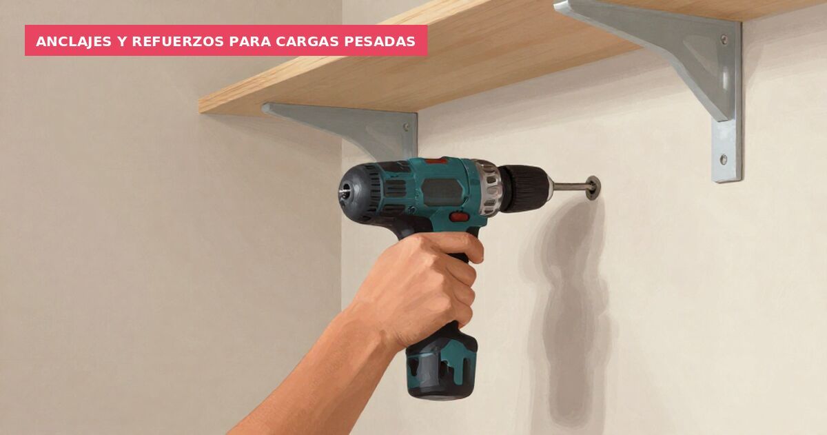 Anclajes y refuerzos para cargas pesadas