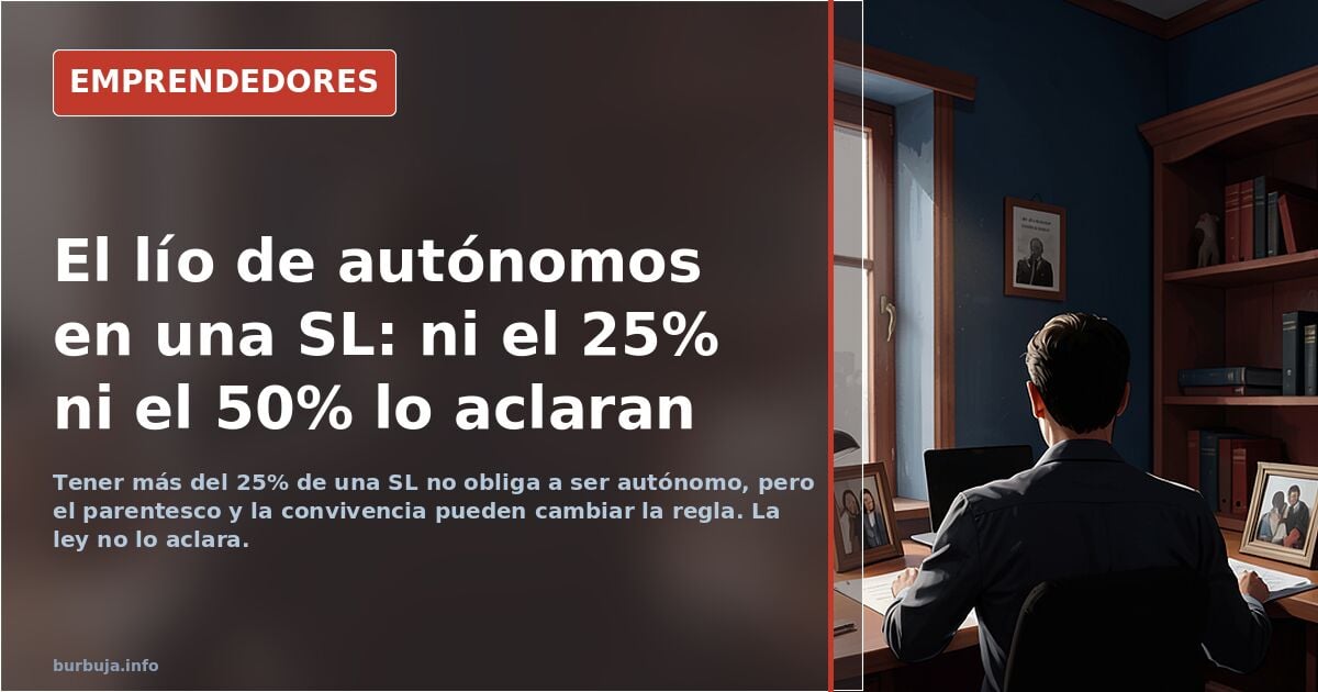 Self-employed or employee: who must pay social security in a Spanish SL