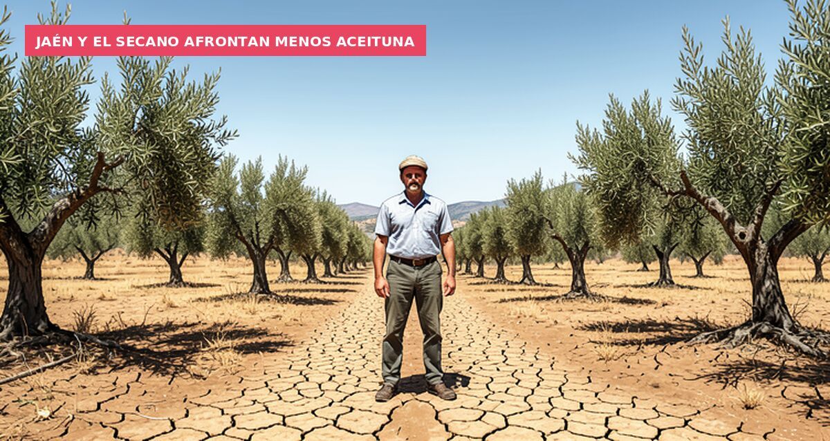 Jaén y el secano afrontan menos aceituna