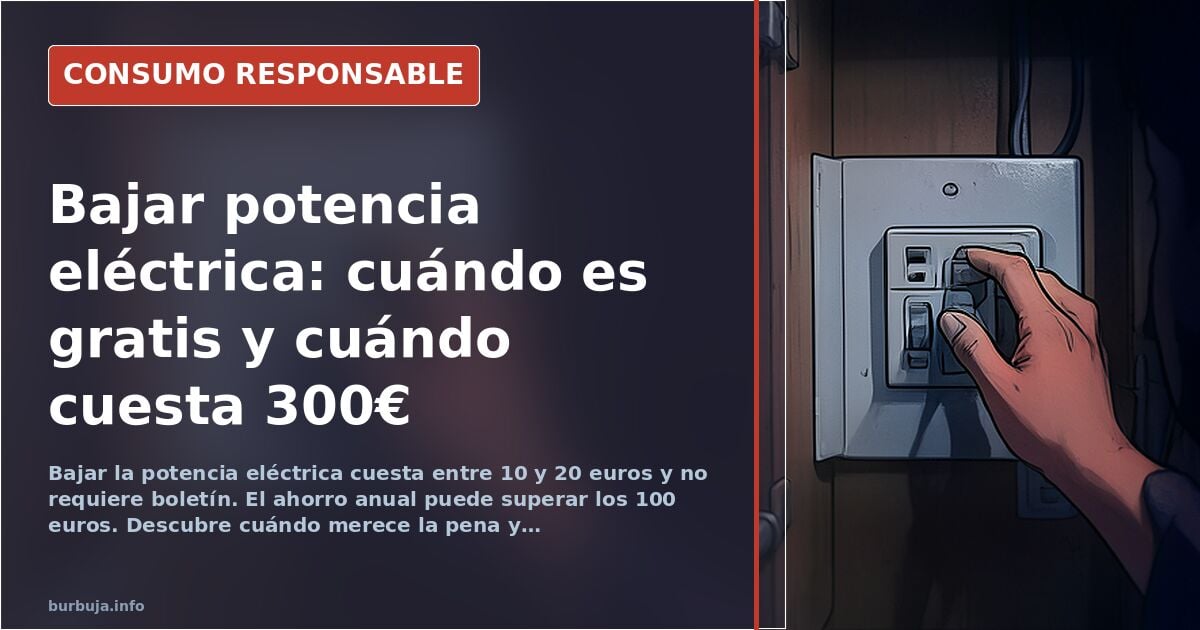 Cuadro eléctrico de una vivienda con varios interruptores automáticos y el ICP, protagonista del cambio de potencia contratad