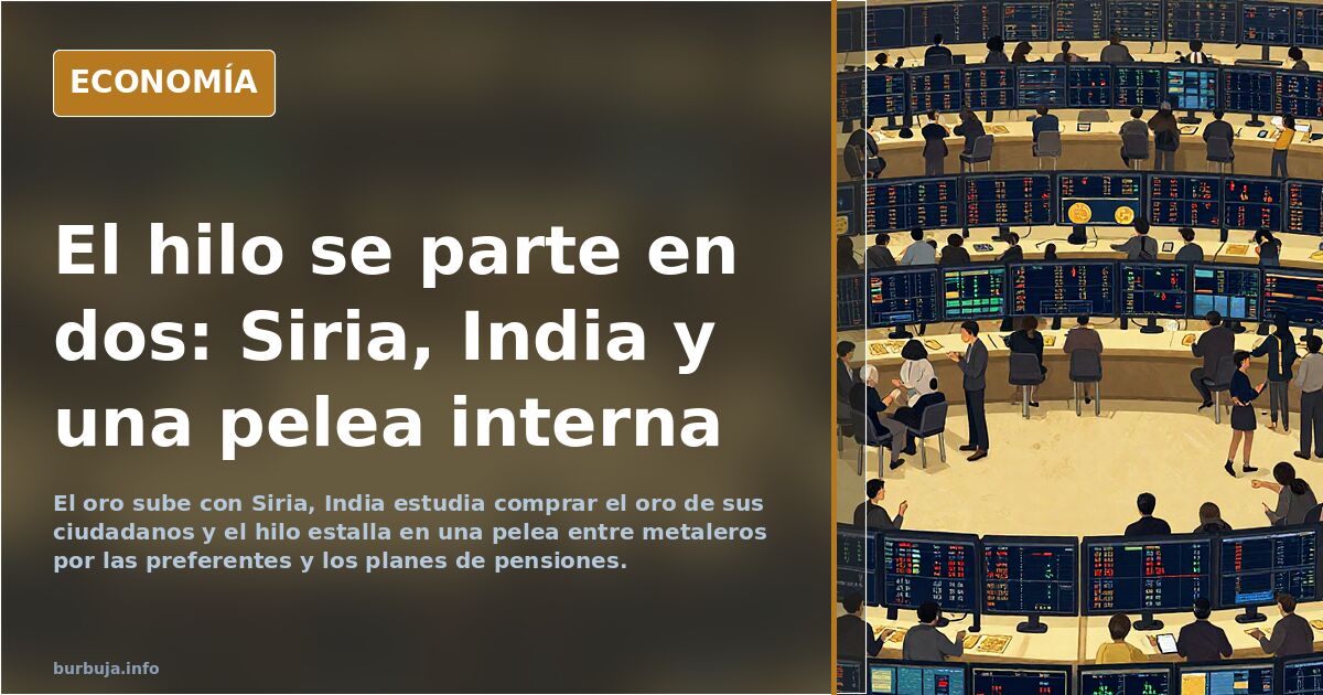 El hilo se parte en dos: Siria, India y una pelea interna