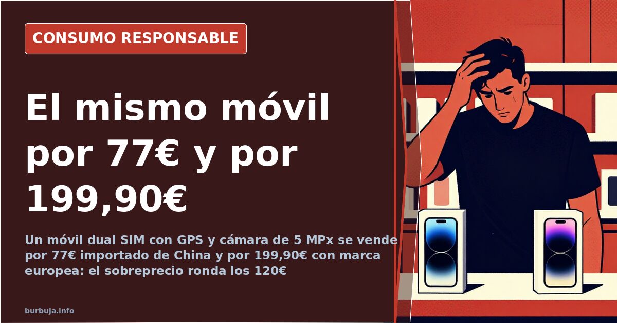 Móvil chino por menos de 100€: el mismo terminal con dos precios