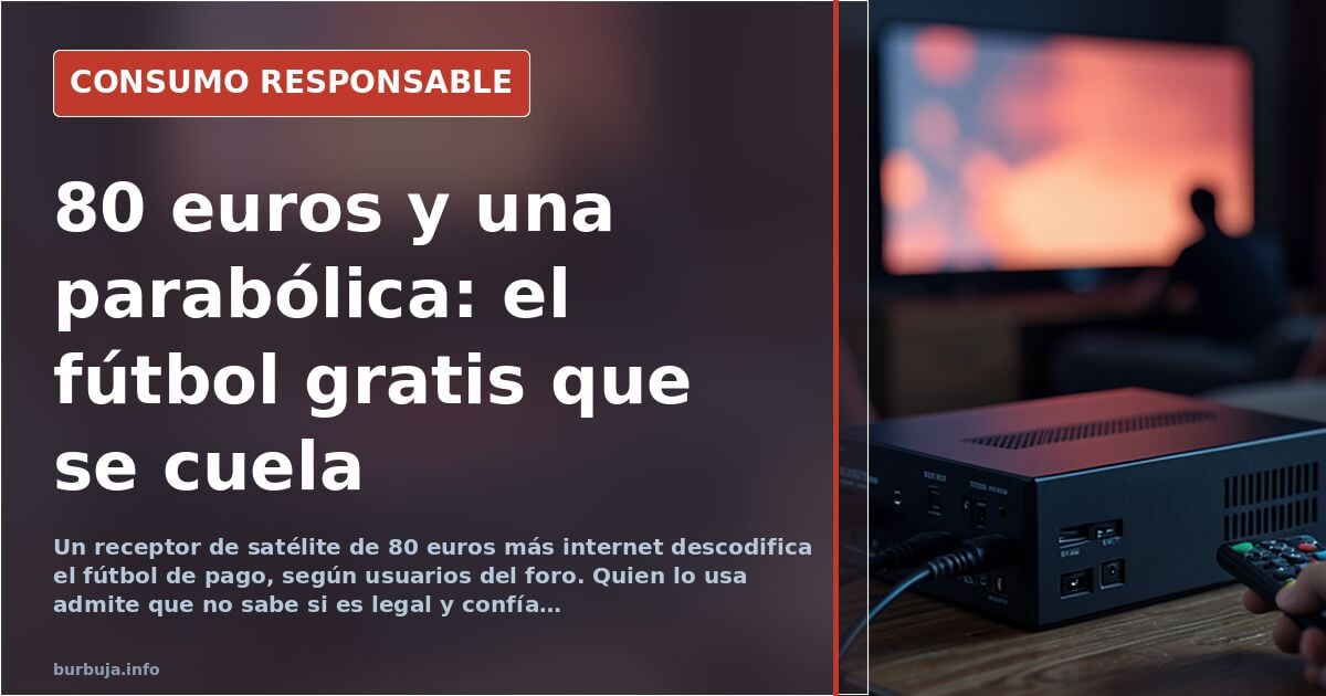 80-Euro Satellite Receivers Used to Watch Pay-TV Football for Free