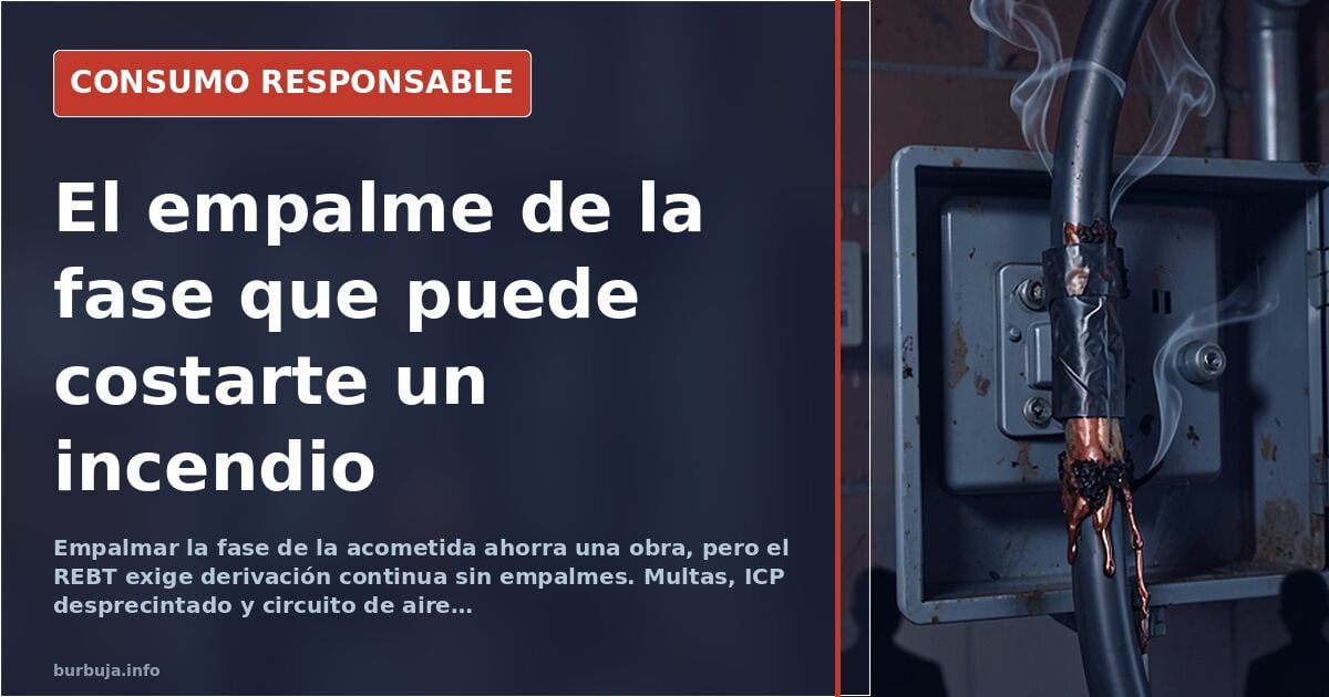 Splicing the supply cable phase: legality, fines and the real cost