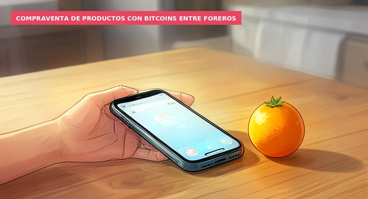 Compraventa de productos con bitcoins entre foreros