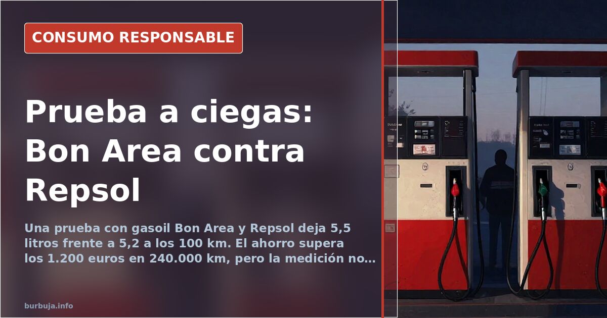Gasoil barato vs Repsol: 0,3 litros y una sensación