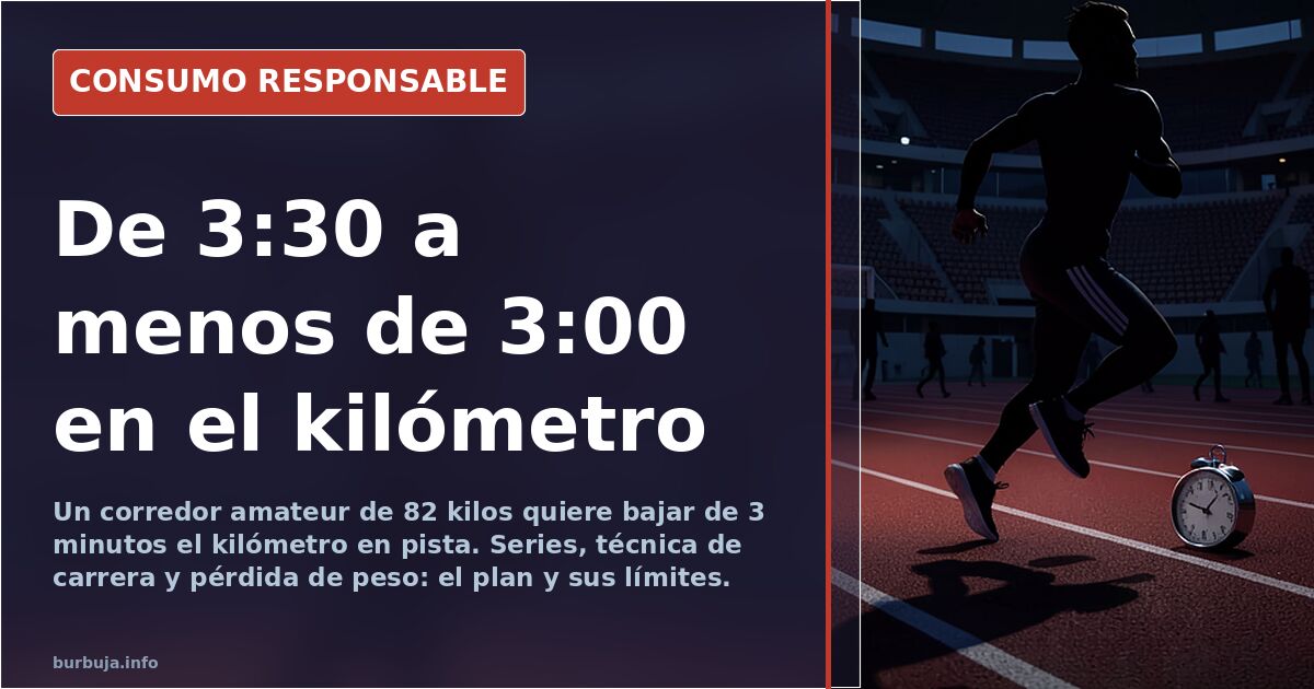 Lauf-Herausforderung: Unter 3 Minuten pro Kilometer mit 82 Kilo