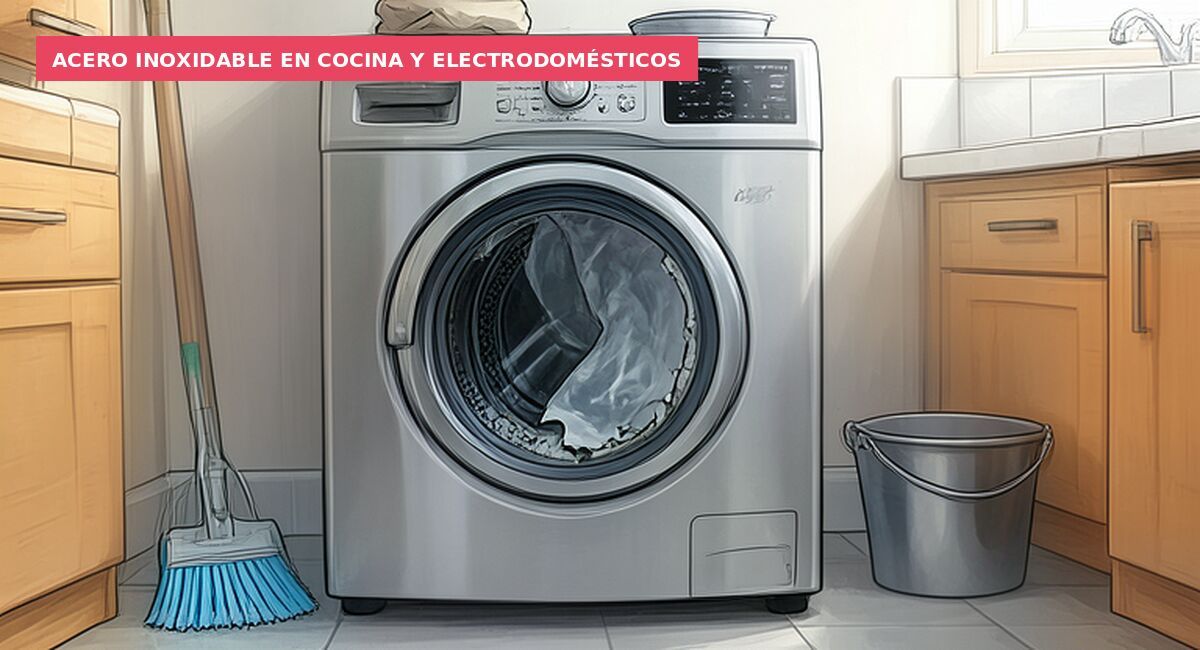 Acero inoxidable en cocina y electrodomésticos