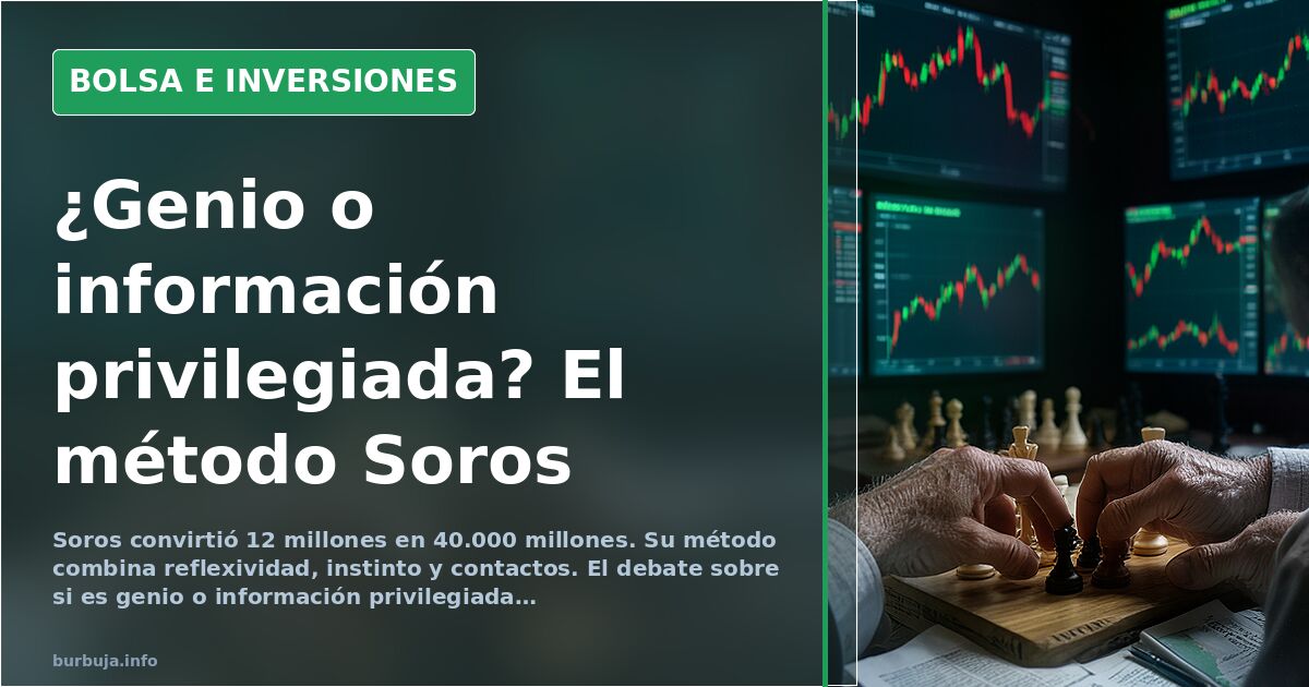 George Soros: la teoría de la reflexividad y el debate sobre su método