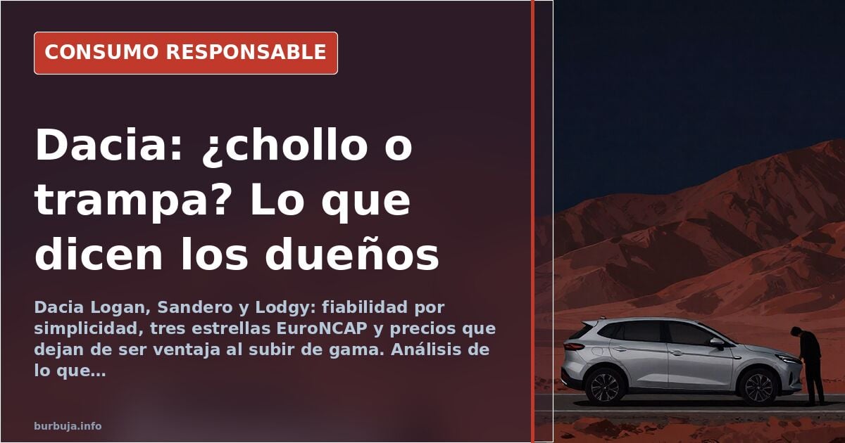 Dacia Sandero Stepway aparcado en una calle, modelo superventas de la marca low cost del grupo Renault