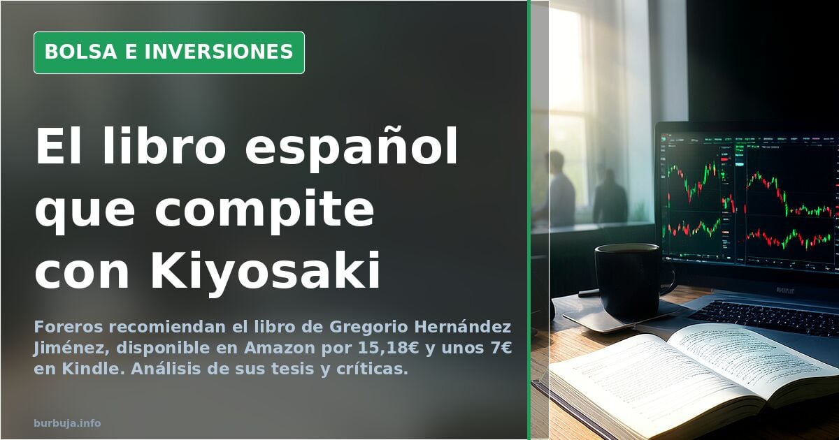 Advanced financial education from scratch: forum users back Spanish book