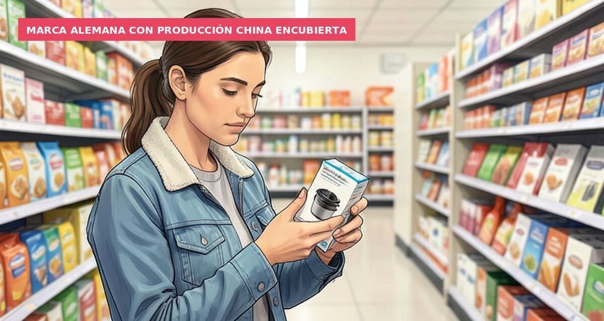 Marca alemana con producción china encubierta