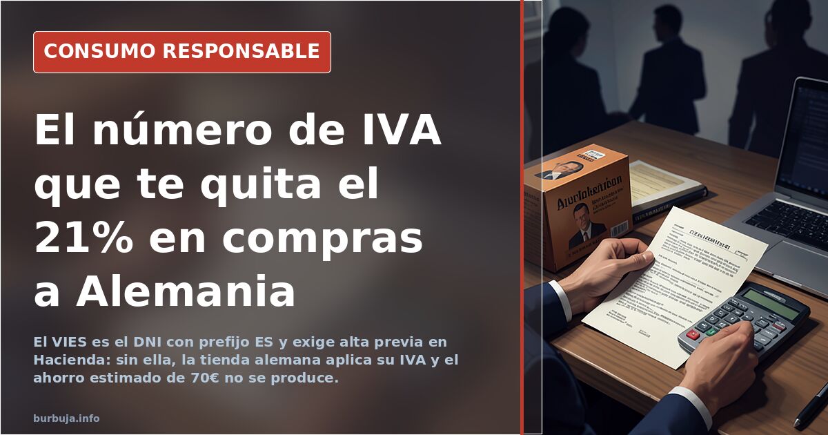 Formulario de compra online con campo de número de IVA intracomunitario VIES para factura de tienda alemana