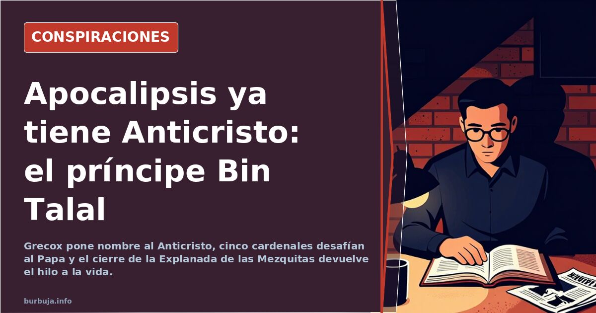 Apocalipsis ya tiene Anticristo: el príncipe Bin Talal