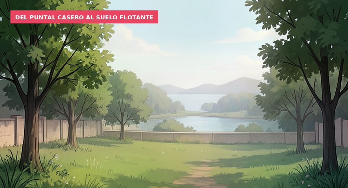 Del puntal casero al suelo flotante