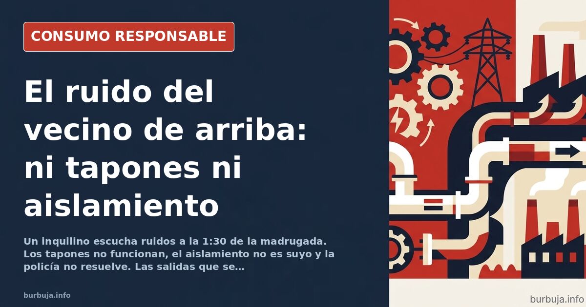 Ruido de vecinos: por qué los tapones no son la solución