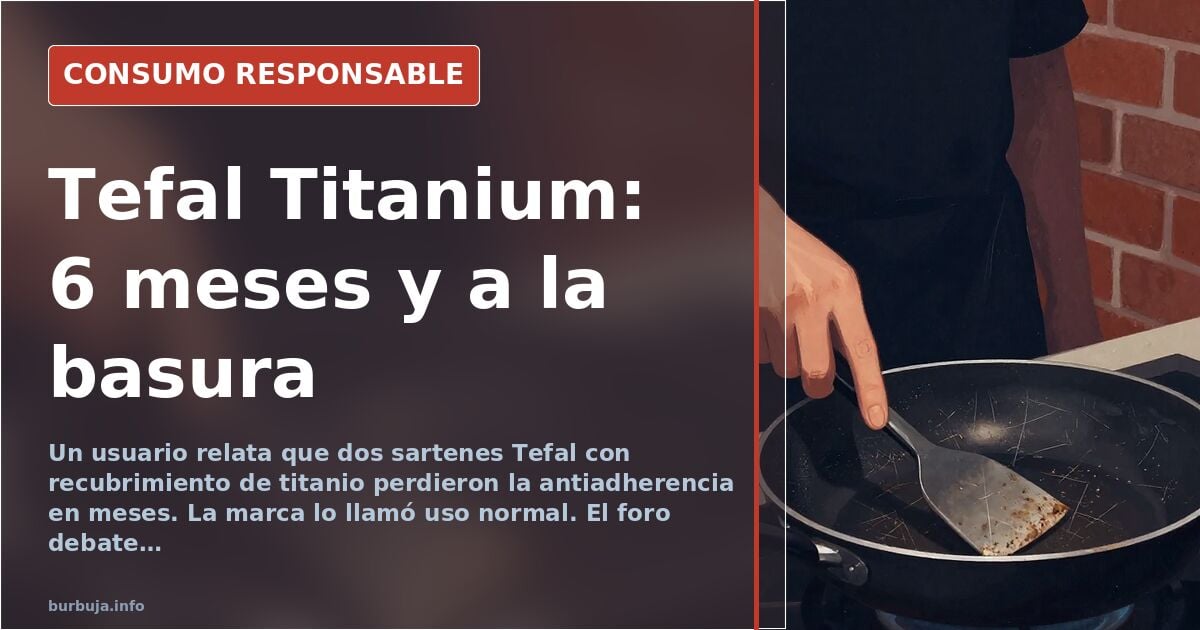Käufer berichtet: Tefal-Titanpfanne hielt nur sechs Monate