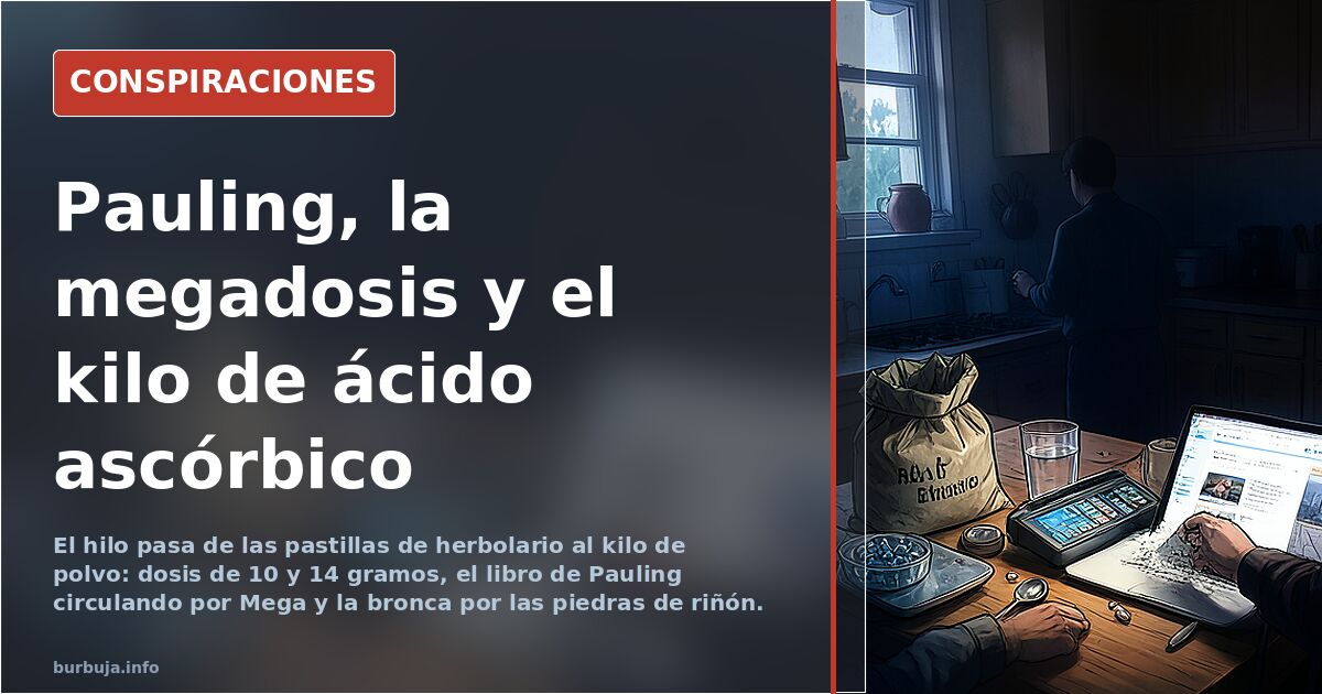 Pauling, la megadosis y el kilo de ácido ascórbico