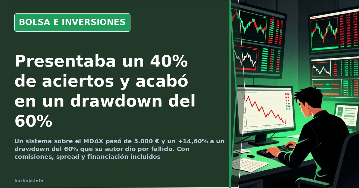 MDAX Trading System Collapses: From +14% Gain to -60% Drawdown