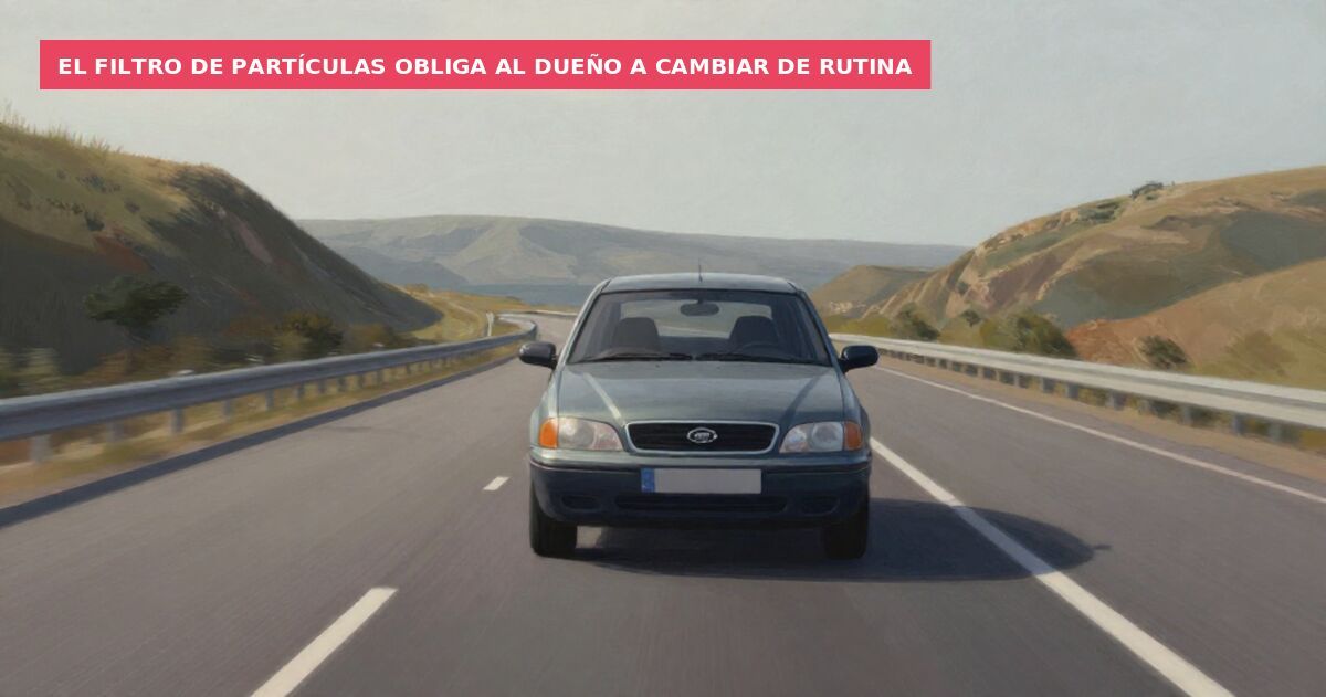 El filtro de partículas obliga al dueño a cambiar de rutina
