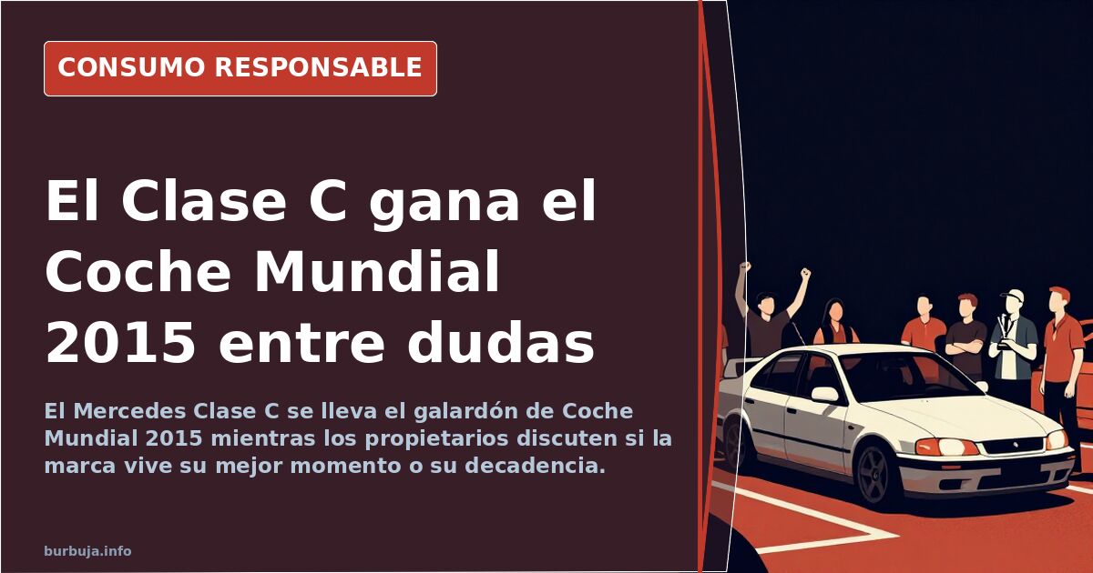 Mercedes Clase C, modelo galardonado como Coche Mundial