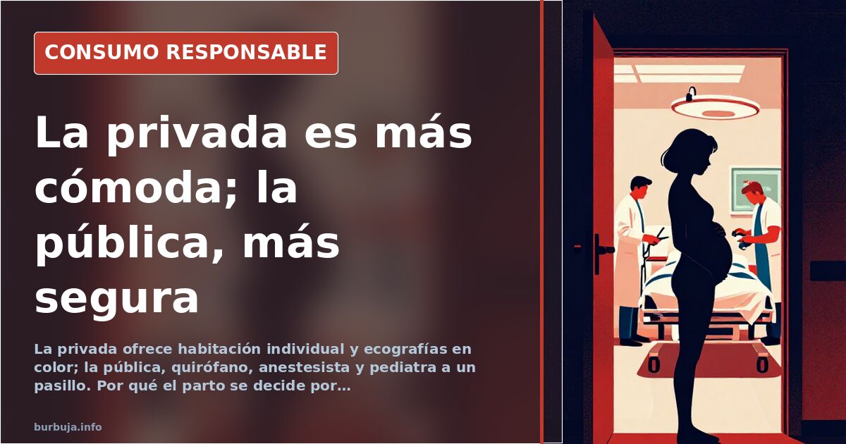 Embarazo y parto: por qué la pública gana a la hora de la verdad