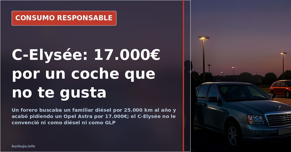 Citroën C-Elysée: el coche barato que sale caro