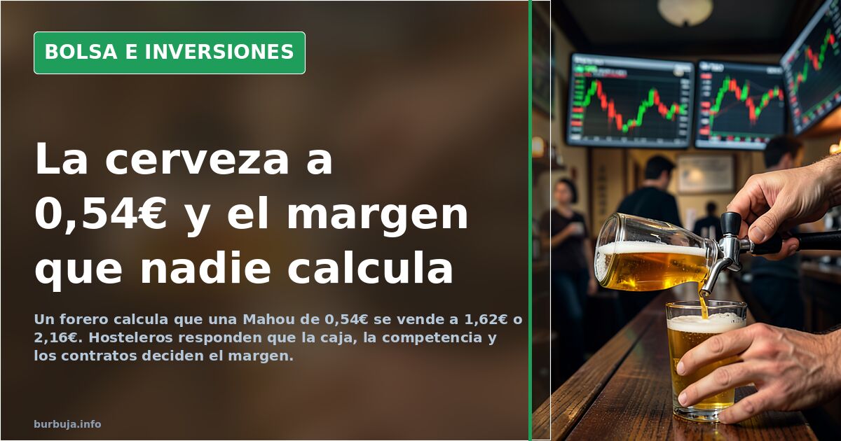 Opening a bar in Spain: from a €0.54 beer to real margins